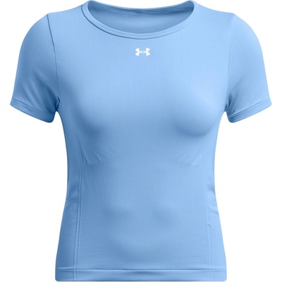 Under Armour Women's Vanish Seamless Short-Sleeve Performance Gym Top - Blue