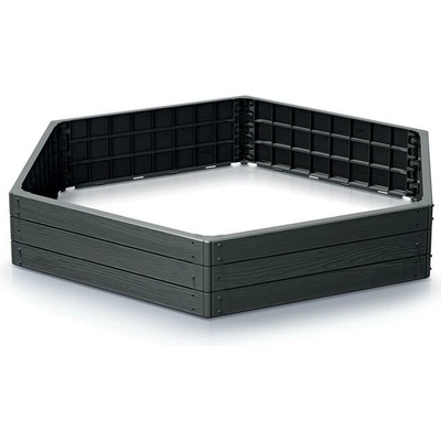 Prosperplast BASE WOODY antracit 148 cm IBWH-S433