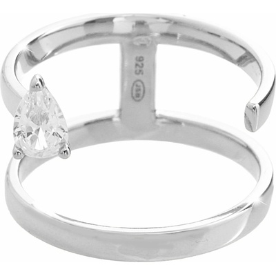 JSB Bijoux Dvojitý s Kubickým zirkonem ve tvaru kapky Crystal 92700527cr