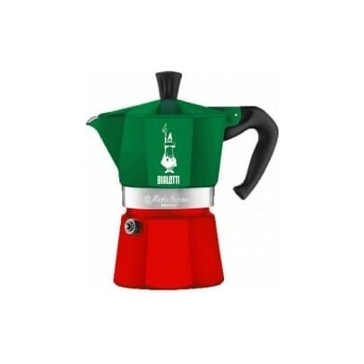 Bialetti Moka Express Italia 6 červeno-zelený