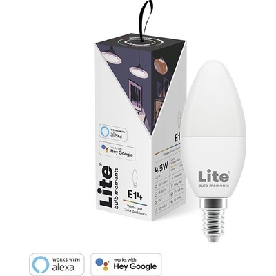 Lite Bulb Moments Lite žárovka Moments Chytrá žárovka, E14, 5W, RGB+2700-6500K