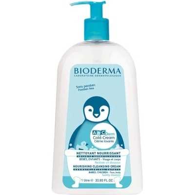 Bioderma ABCDerm Gel Moussant Mild Cleansing Foaming Gel čistící gel pro děti 1000 ml