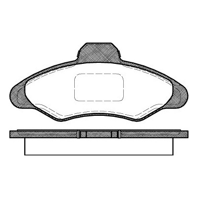 Sada brzdových platničiek kotúčovej brzdy REMSA 0331.00