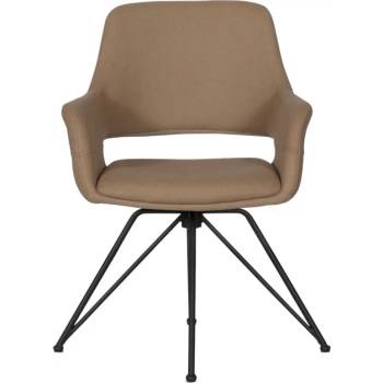 Image 1 of Carmen Трапезен стол Carmen DEVON, до 100kg, дамаска, прахово боядисана метална база, пясъчно (bt-3532095_1)