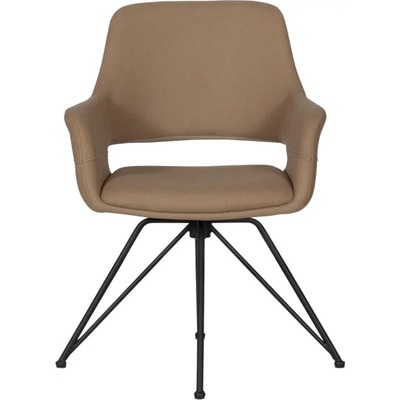 Carmen Трапезен стол Carmen DEVON, до 100kg, дамаска, прахово боядисана метална база, пясъчно (bt-3532095_1)