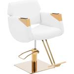 Physa Салонен стол с поставка за крака - 470 - 630 мм - 200 кг - бял / златен PHYSA PENRYN WHITE & GOLD (PHYSA PENRYN WHITE & GOLD)