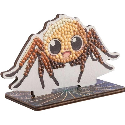 Craft Buddy Комплект за диамантена бродерия Craft Buddy - Crystal Art Buddies, Паяк (CBCAFGR-31GEN054)