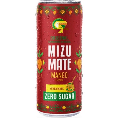 Vitamizu Mizu Mate Mango Yerba Mate Lehce sycené 330 ml