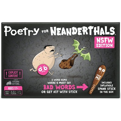 Exploding Kittens Разширение за настолна игра Poetry for Neanderthals: NSFW Edition