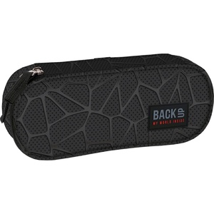 BackUP Овален ученически несесер BackUp A - Rocks, 1 цип (93151)