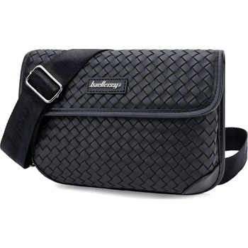 HARAHU Мъжка чантичка за кръст Baellerry CL-35446 - Черна KP35446 (CL-35446)