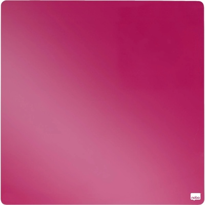 Magnetická popisovatelná tabule Nobo - 36 x 36 cm růžová