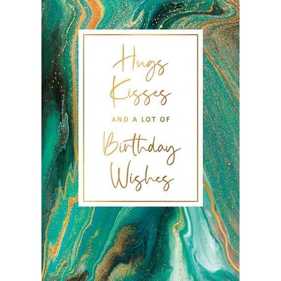 Artige Поздравителна картичка Честит рожден ден - зелена