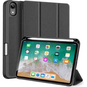 Dux Ducis Калъф с Pen Поставка за iPad Mini 6/7 2024, Dux Ducis Domo Case, Черен (6971824162011)