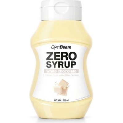 GYMBEAM Zero sirup príchuť biela čokoláda 350 ml