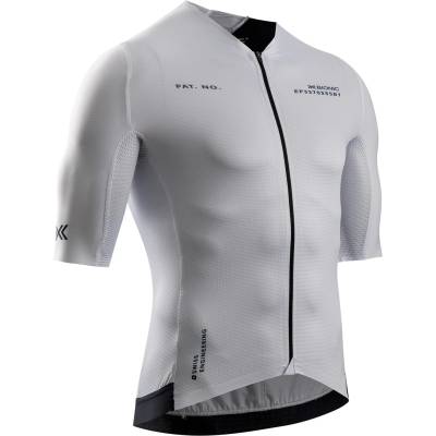 X-Bionic Мъжка фланелка с къс ръкав за колоездене X-Bionic Corefusion Aero Jersey S/S Cycling jersey - Off White - размер XXL (056-3181-0415)