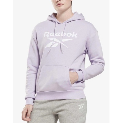 Reebok Identity Big Logo Fleece Hoodie Purple