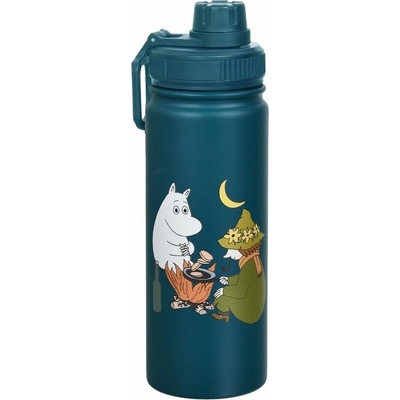 NordicBuddies Termo láhev Moomin Adventure modrozelená 550 ml
