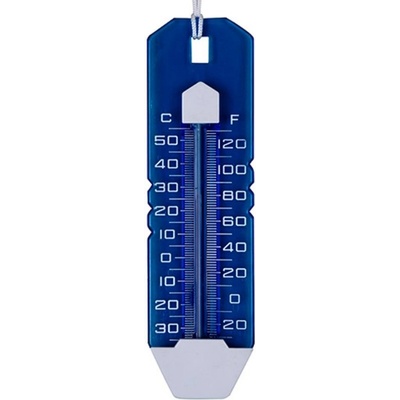 SPARKLY POOL. Bazénový teploměr jumbo modrý