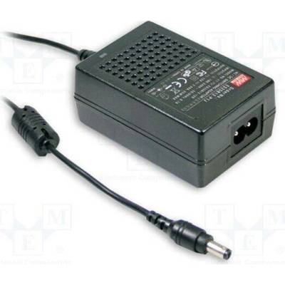 MEAN WELL GSM18B15-P1J Napájecí zdroj: spínaný; 15VDC; 1,2A; Výv: 5,5/2,1; 18W; 80÷264VAC