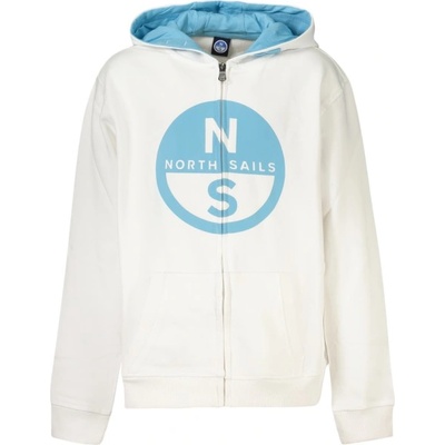 North sails Детско суичър яке с цип north sails, Размер 10a, Цвят Бял (792091000_bi0101)