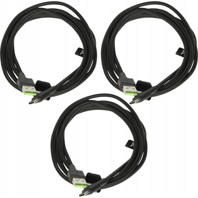 Green Cell KABGCSET03 set 3 rychlodobíjecích Ray USB-C, 200cm