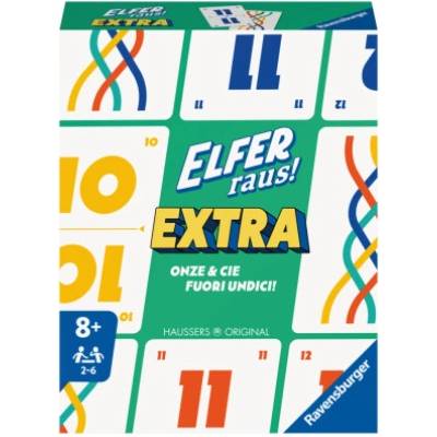 Ravensburger Verlag Ravensburger 20946 - Elfer raus! Extra, Kartenspiel für 2-6 Spieler, Klassiker ab 8 Jahren, Extra Edition | © Hausser, Wolfgang Kramer