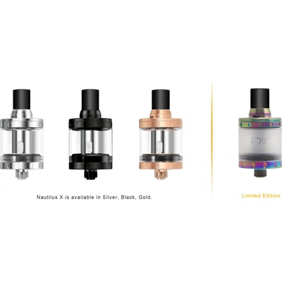 aSpire Nautilus X clearomizer černý 2ml