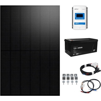 Ecoprodukt ostrovní systém 410 Wp 200Ah 12V s 30A MPPT regulátorem