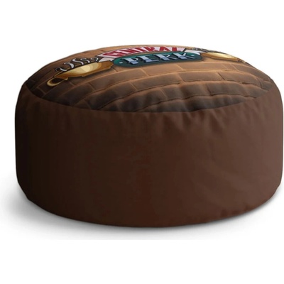 Sablio Taburet Circle Seriál Priatelia CENTRAL PERK Tehly: 38x48 cm