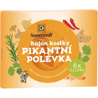 Sonnetor Bio Bujon kocky pikantná polievka 60 g