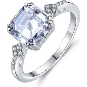 Silenti Jewelry Сребърен пръстен "Ентусиазъм" - Сребърен , 5 - 49мм (15.6мм диам. )