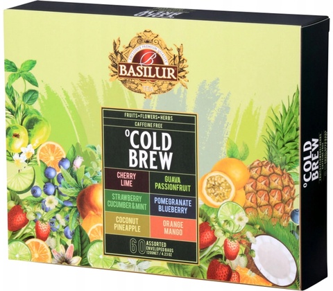 Basilur Cold Brew Assorted papier 60 x 2 g
