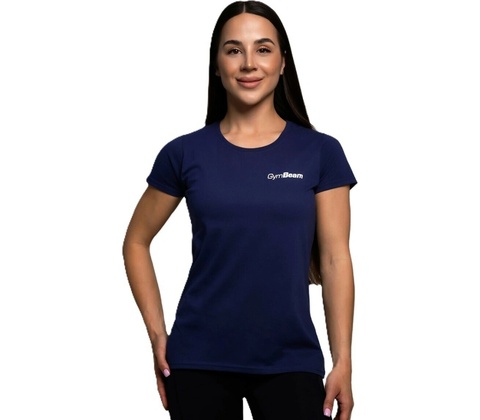 GymBeam Dámske tričko Basic Navy Blue