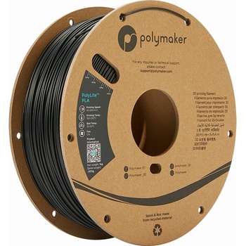 Polymaker PolyLite PLA čierna 1,75 mm 1 kg