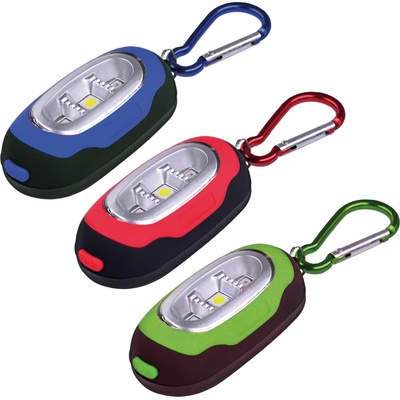 Prívesok na kľúče Solight LED svietidlo s karabínou CR2032