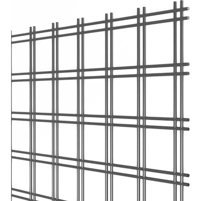 STAD Оградна мрежа пано без огъвки, поцинковано 1.60x2.5м, 50х50мм|50х165мм|165х165мм х 4мм (OGM14010)