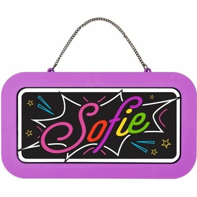 Neonová cedulka se jménem - Sofie