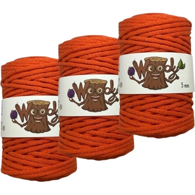 Woody Crafts 3x Woody 5 mm – Oranžová (100m)