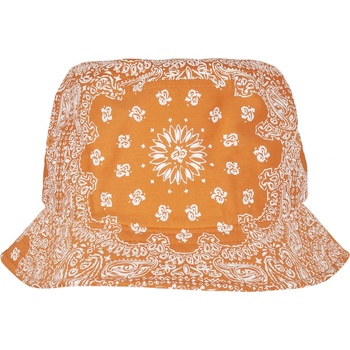 Flexfit Bandana Print Bucket Hat orange