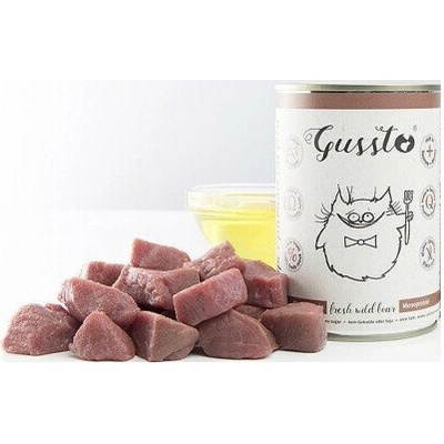 GUSSTO Cat Fresh Wild Boar 400 g