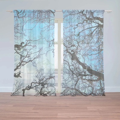 Sablio Záclony Holé konáre: 2ks 150x250cm