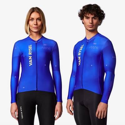Van Rysel RCR-2 dlhý rukáv modro-žltý Unisex