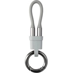 4smarts USB-C към USB-C кабел тип ключодържател за всички устройства с USB-C - 4smarts KeyRing USB-C to USB-C Cable (сив) (bulk) (541926)