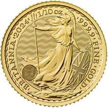 The Royal Mint 10 Pounds Britannia 1/10 oz