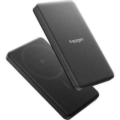 Spigen Magsafe Външна Батерия, Spigen Essential EA2205MQ 5000mAh Qi2, Черен (ABA11104)