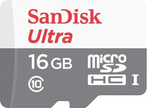 SanDisk microSDHC Ultra 16GB C10/UHS-I (SDSQUNS-016G-GN3MN)