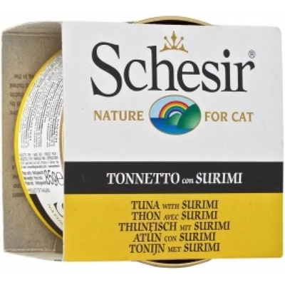 Schesir CompleteTuna with Surimi in Jelly риба тон и сурими раци в желе 85gr