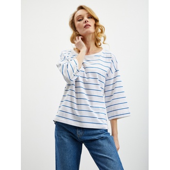 ZOOT. lab Бяла дамска тениска на райета ZOOT. lab Dolly ZOOT. lab | Byal | ЖЕНИ | L