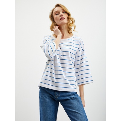 ZOOT. lab Бяла дамска тениска на райета ZOOT. lab Dolly ZOOT. lab | Byal | ЖЕНИ | L